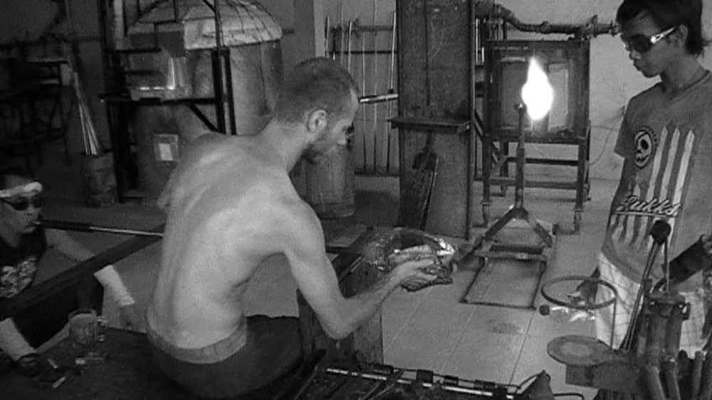 Francis Auboiron souffle les sabliers 1