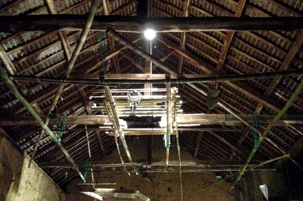 La grange, le radeau-grill